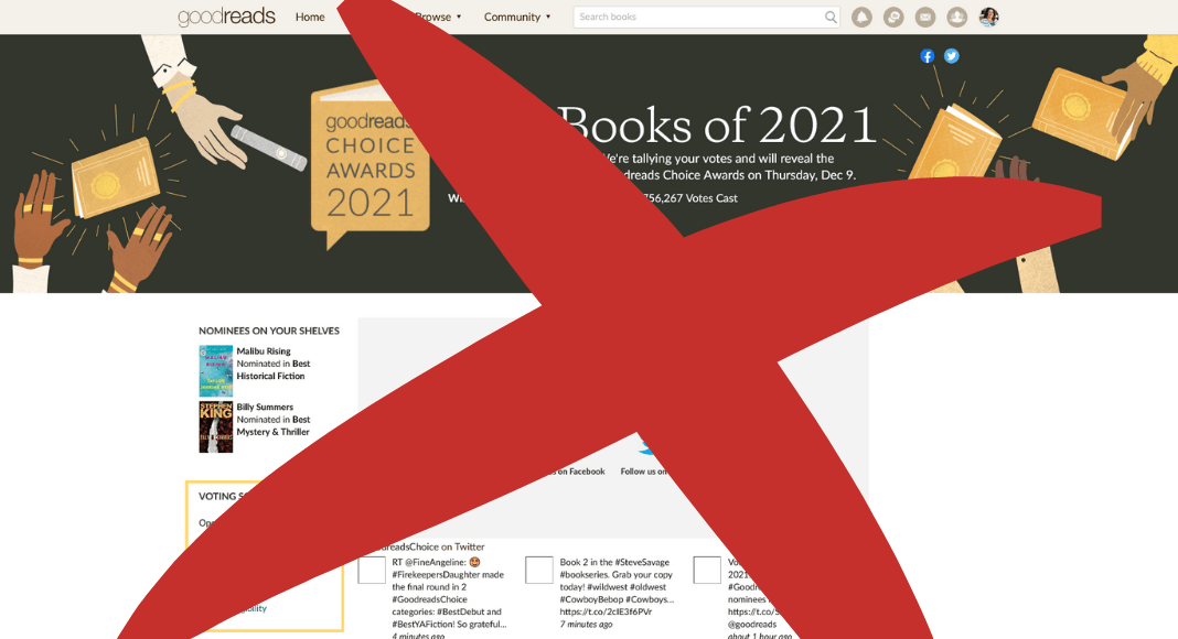 Why I Hate the GoodReads Awards (and MY Favorite Books of 2021)