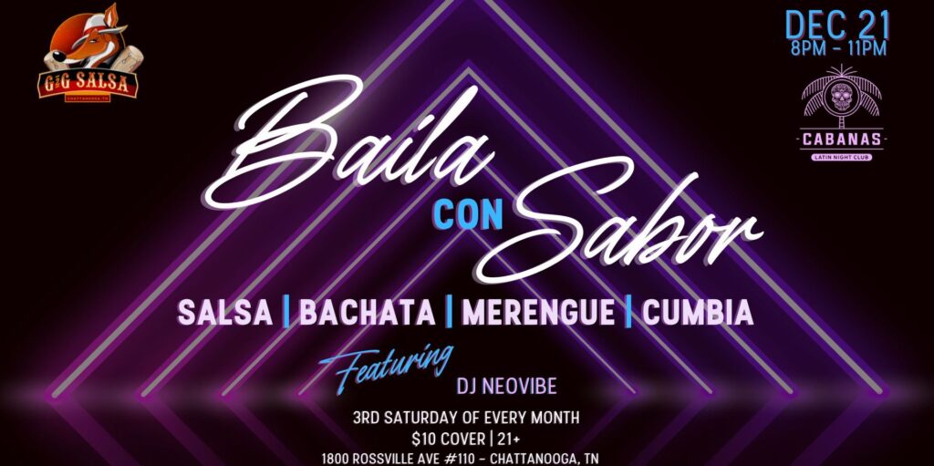 Baila con Sabor @ Cabanas Night Club