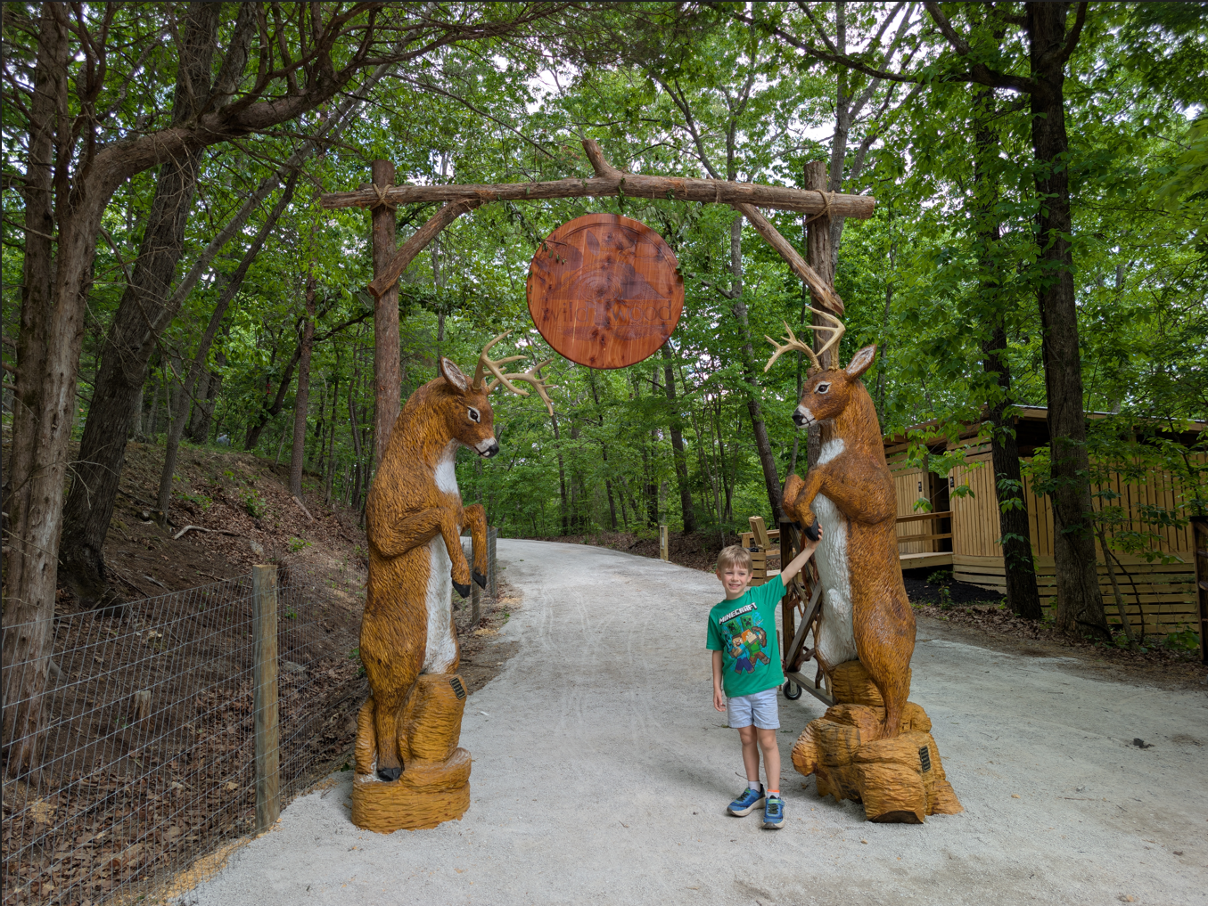 Entrance into Wildwood Playscape
